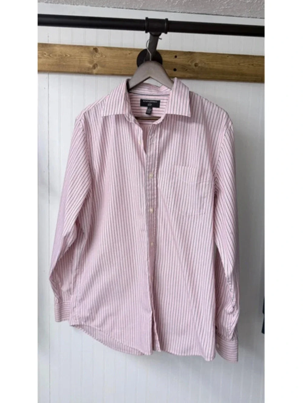 Banana Republic long sleeve dress shirt size large multi